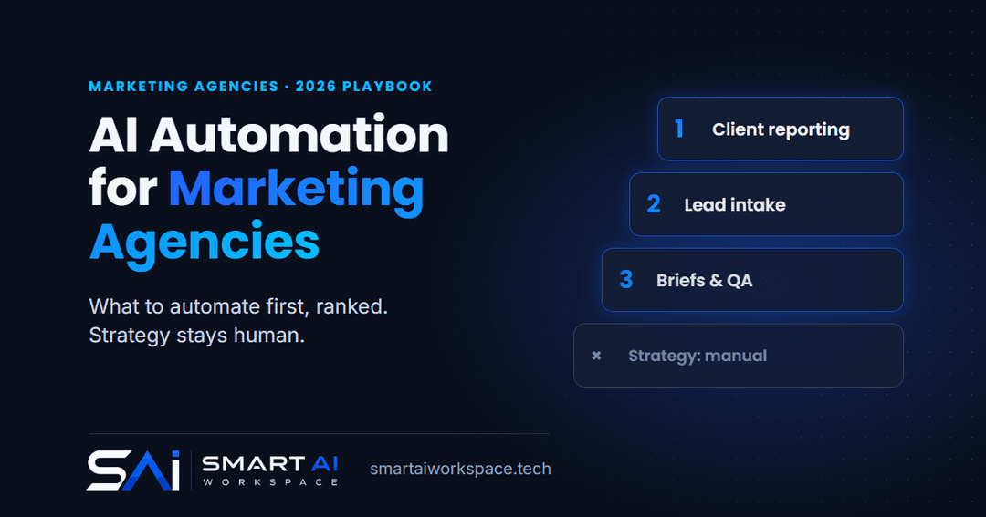 AI Automation for Marketing Agencies: What to Automate First (2026)